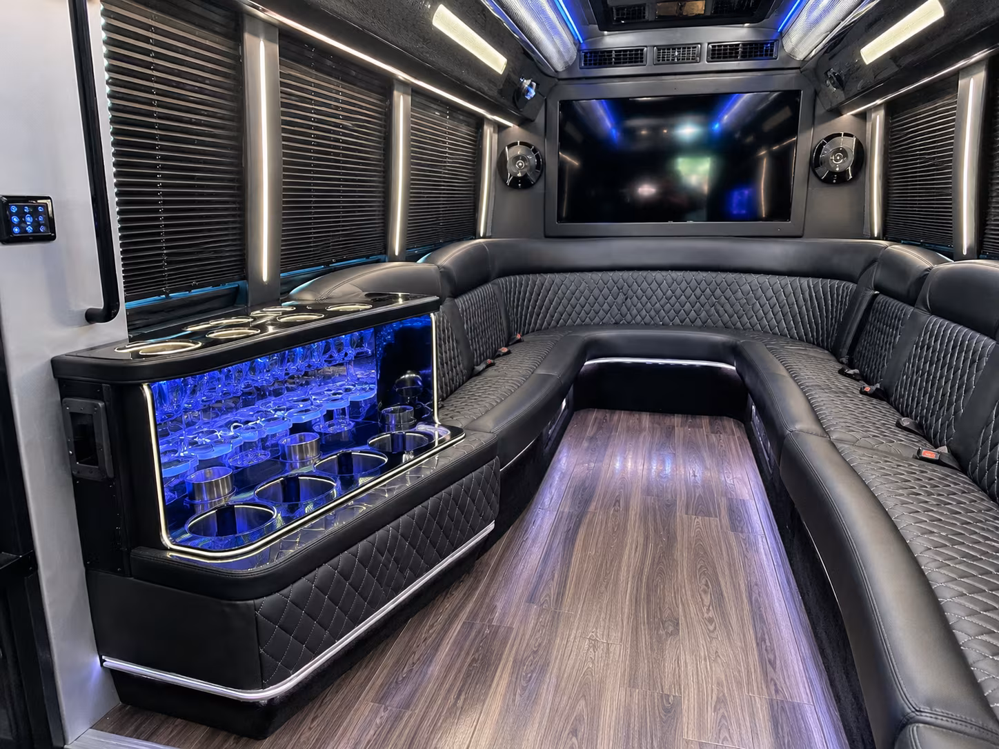 Bachelor and bachelorette party bus